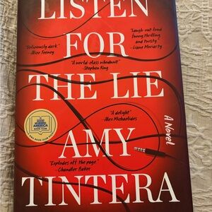 Red 'Listen for the Lie' Book by Amy Tintera